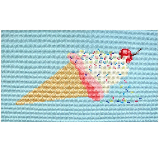 Needlepoint To Go Ice Cream Insert Needlepoint Canvas