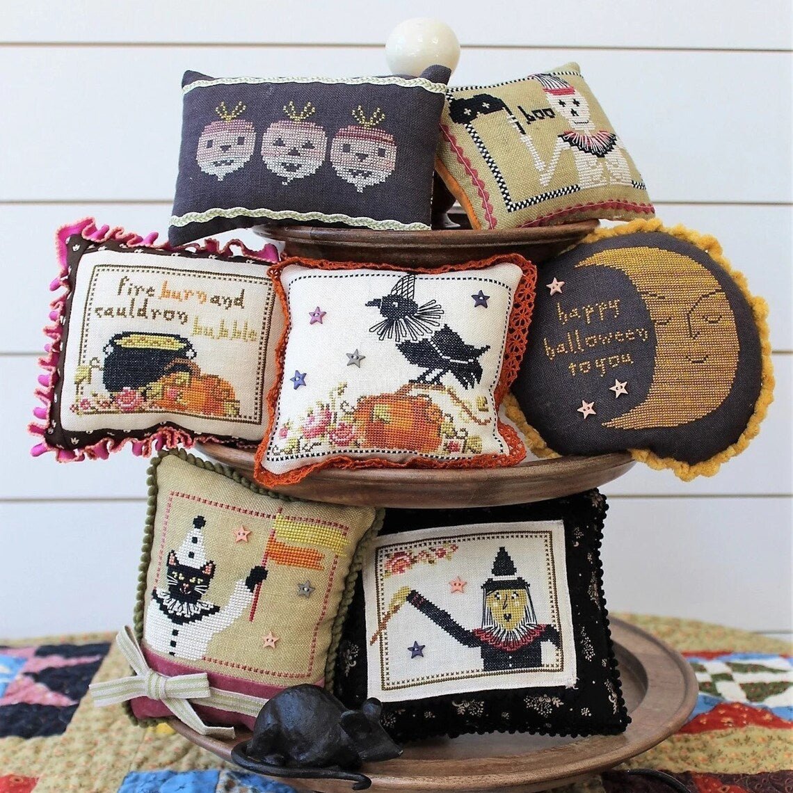 Cosford Rise Stitchery Harlequin Halloween Cross Stitch Pattern