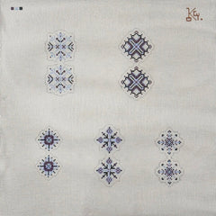 Key Point Canvases Snowflake Garland Needlepoint Canvas