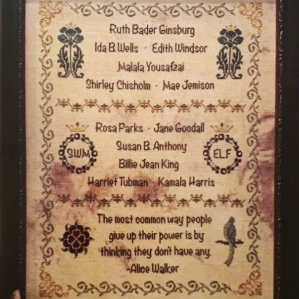 Rebel Stitcher Designs Women of Honor Sampler Cross Stitch Pattern