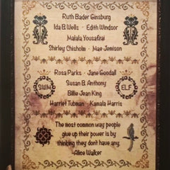 Rebel Stitcher Designs Women of Honor Sampler Cross Stitch Pattern