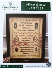 Rebel Stitcher Designs Women of Honor Sampler Cross Stitch Pattern