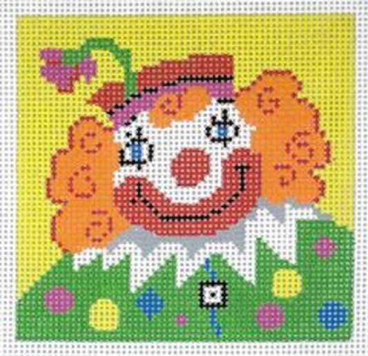 Barbara Russell Youth Collection: Clown Needlepoint Canvas