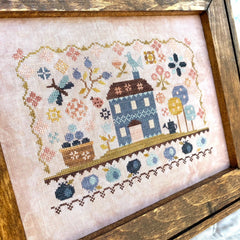 Blueberry Ridge Designs House on Blueberry Hill Cross Stitch Pattern