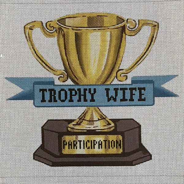 The Gingham Stitchery Kirkland Design Studios Trophy Wife Needlepoint Canvas