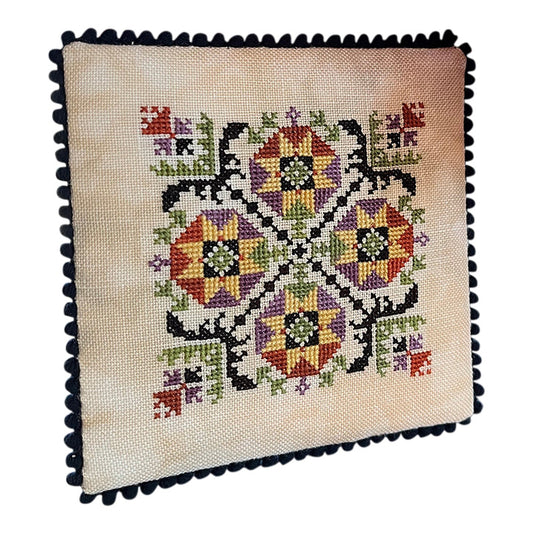 Ink Circles Harvest Lilies Cross Stitch Pattern
