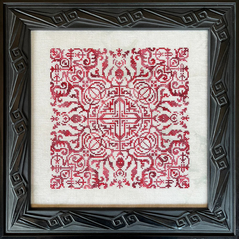 Ink Circles New Alchemy Strength Cross Stitch Pattern