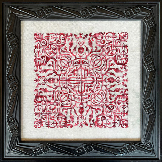 Ink Circles New Alchemy Strength Cross Stitch Pattern