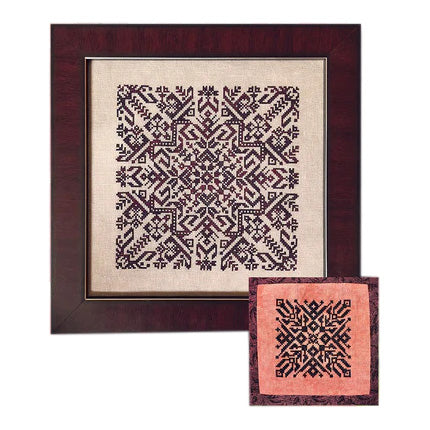 Ink Circles Shooting Star Cross Stitch Pattern