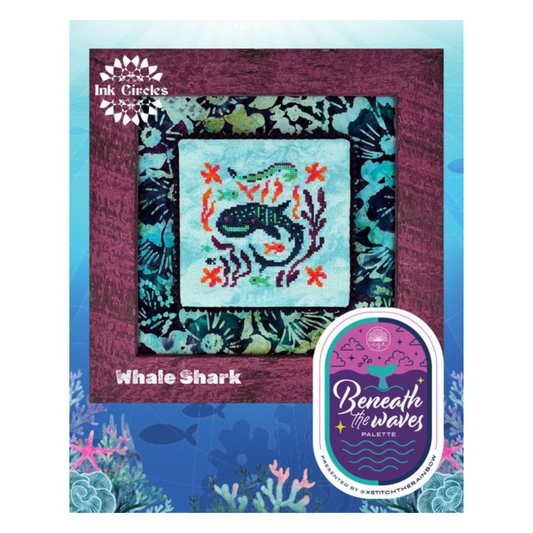 Ink Circles Whale Shark Cross Stitch Pattern