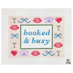 Ivy Thread Booked and Busy Needlepoint  Canvas
