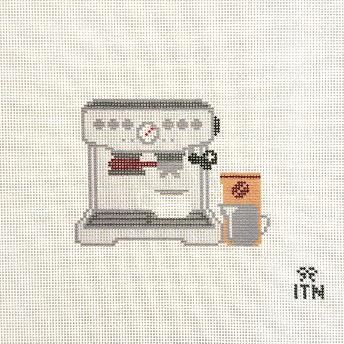 Ivy Thread Espresso Time Needlepoint Canvas