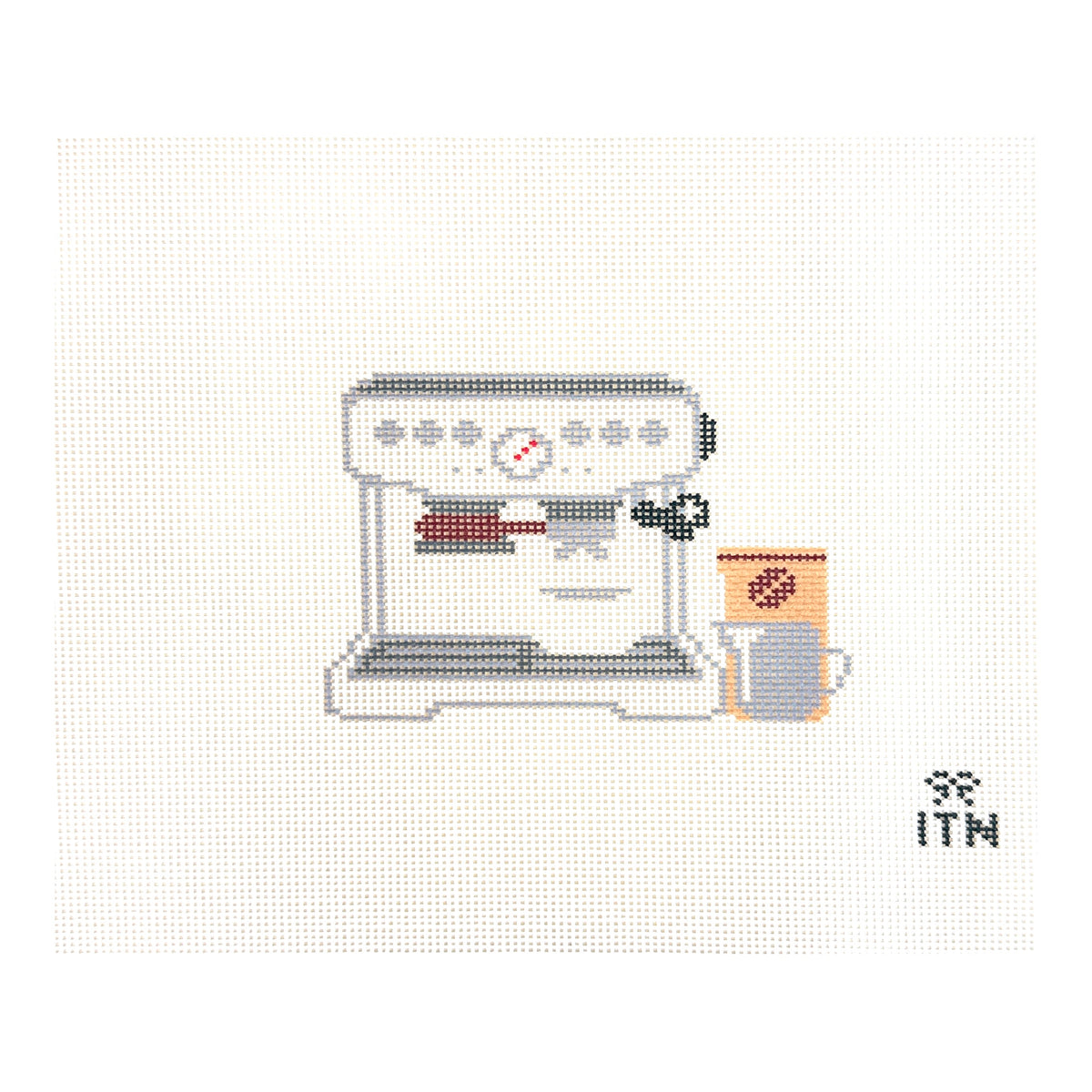Ivy Thread Espresso Time Needlepoint Canvas