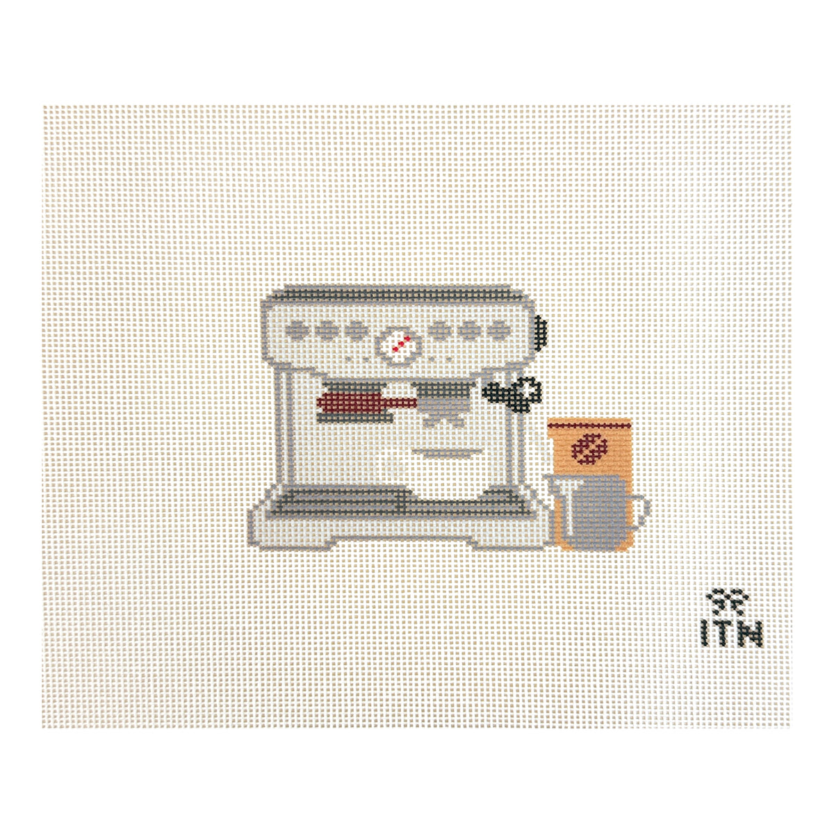Ivy Thread Espresso Time Needlepoint Canvas