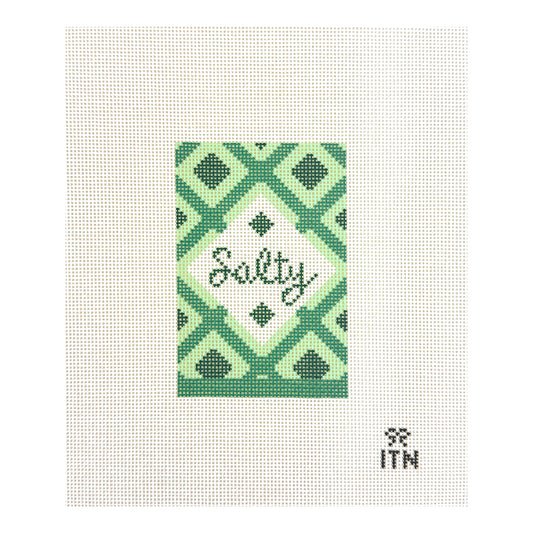 Ivy Thread Salty Salt Box Needlepoint Canvas
