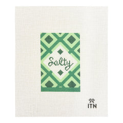 Ivy Thread Salty Salt Box Needlepoint Canvas