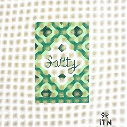Ivy Thread Salty Salt Box Needlepoint Canvas
