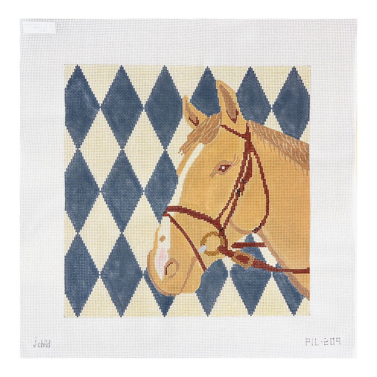 J. Child Designs Argyle Horse Needlepoint Canvas