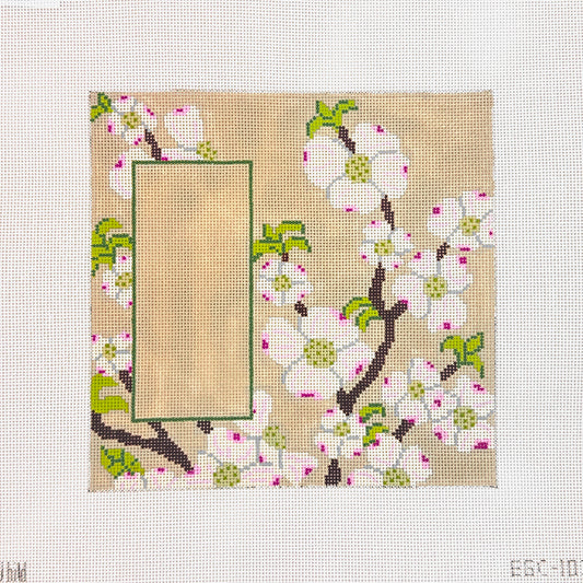 J. Child Designs Dogwood Eyeglass Case Needlepoint Canvas