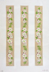 J. Child Designs Dogwood Luggage Straps Needlepoint Canvas