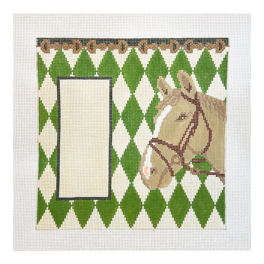 J. Child Designs Horse Eyeglass Case Needlepoint Canvas