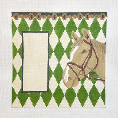 J. Child Designs Horse Eyeglass Case Needlepoint Canvas