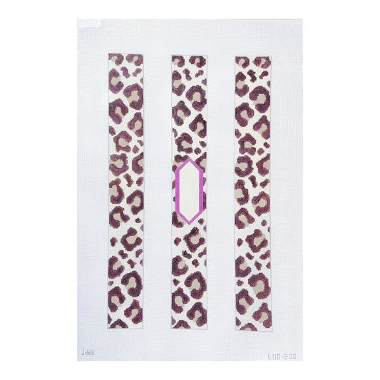J. Child Designs Leopard Luggage Strap Needlepoint Canvas
