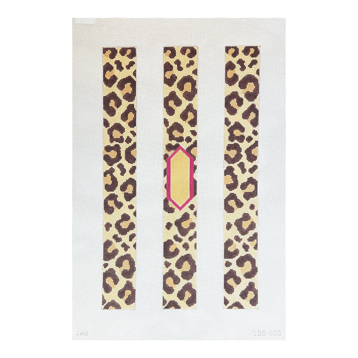 J. Child Designs Leopard Luggage Strap Needlepoint Canvas