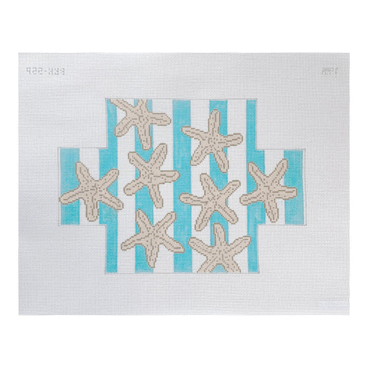 J. Child Designs Starfish Brick Needlepoint Canvas
