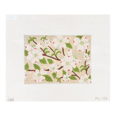 J. Child Dogwood Needlepoint Canvas