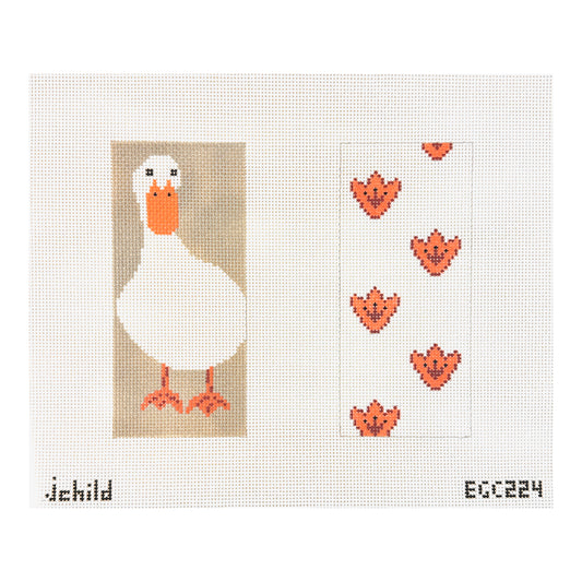 J. Child Quack Eyeglass Case Needlepoint Canvas