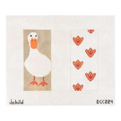 J. Child Quack Eyeglass Case Needlepoint Canvas