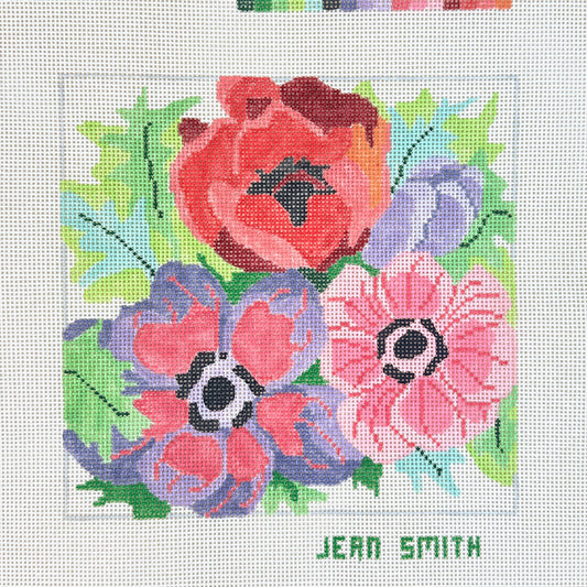 Jean Smith Designs Anemones Needlepoint Canvas