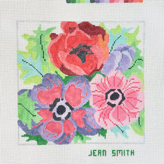 Jean Smith Designs Anemones Needlepoint Canvas