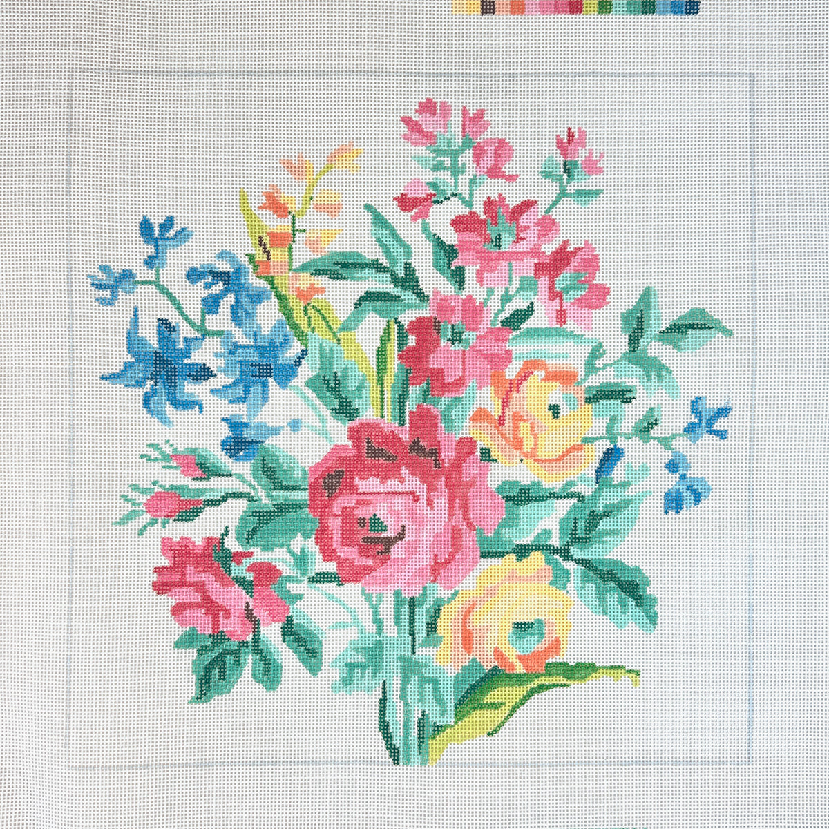 Jean Smith Designs Empress Josephine Bouquet Needlepoint Canvas