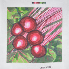 Jean Smith Designs Farmer's Market Beets Needlepoint Canvas