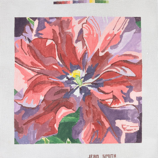 Jean Smith Designs Flaming Purple Tulip Needlepoint Canvas