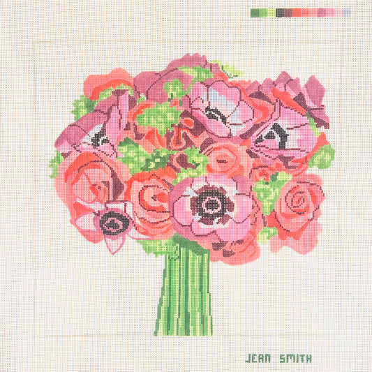 Jean Smith Designs Glorious Bouquet #3 Needlepoint Canvas