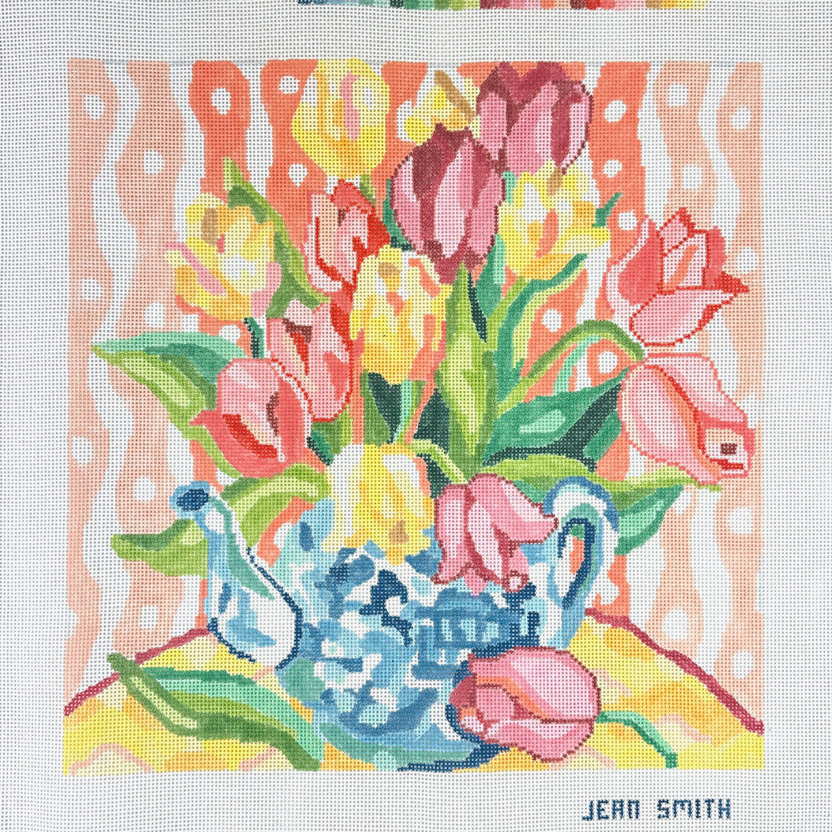 Jean Smith Designs Matisse's Table #8 Needlepoint Canvas