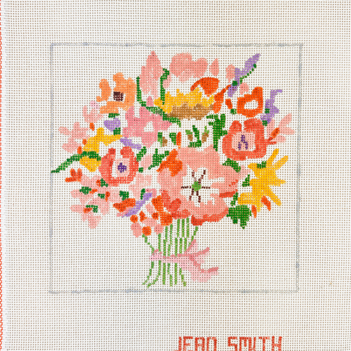 Jean Smith Designs Petal Bunch Needlepoint Canvas