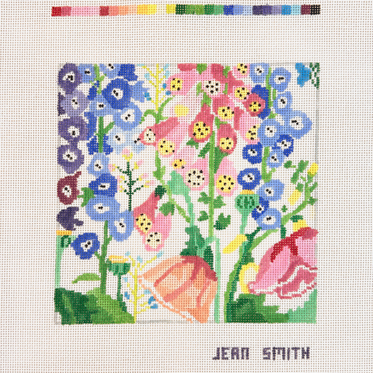 Jean Smith Designs Small Garden Treasures Needlepoint Canvas