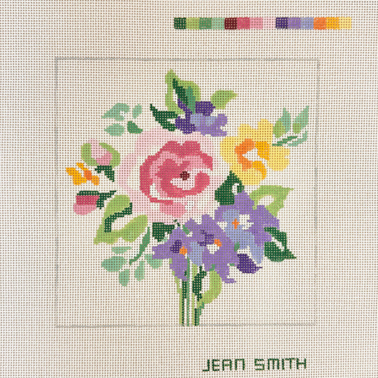 Jean Smith Designs Small Petal Bunch Needlepoint Canvas