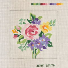 Jean Smith Designs Small Petal Bunch Needlepoint Canvas