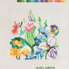 Jean Smith Designs Small Wildflowers Needlepoint Canvas