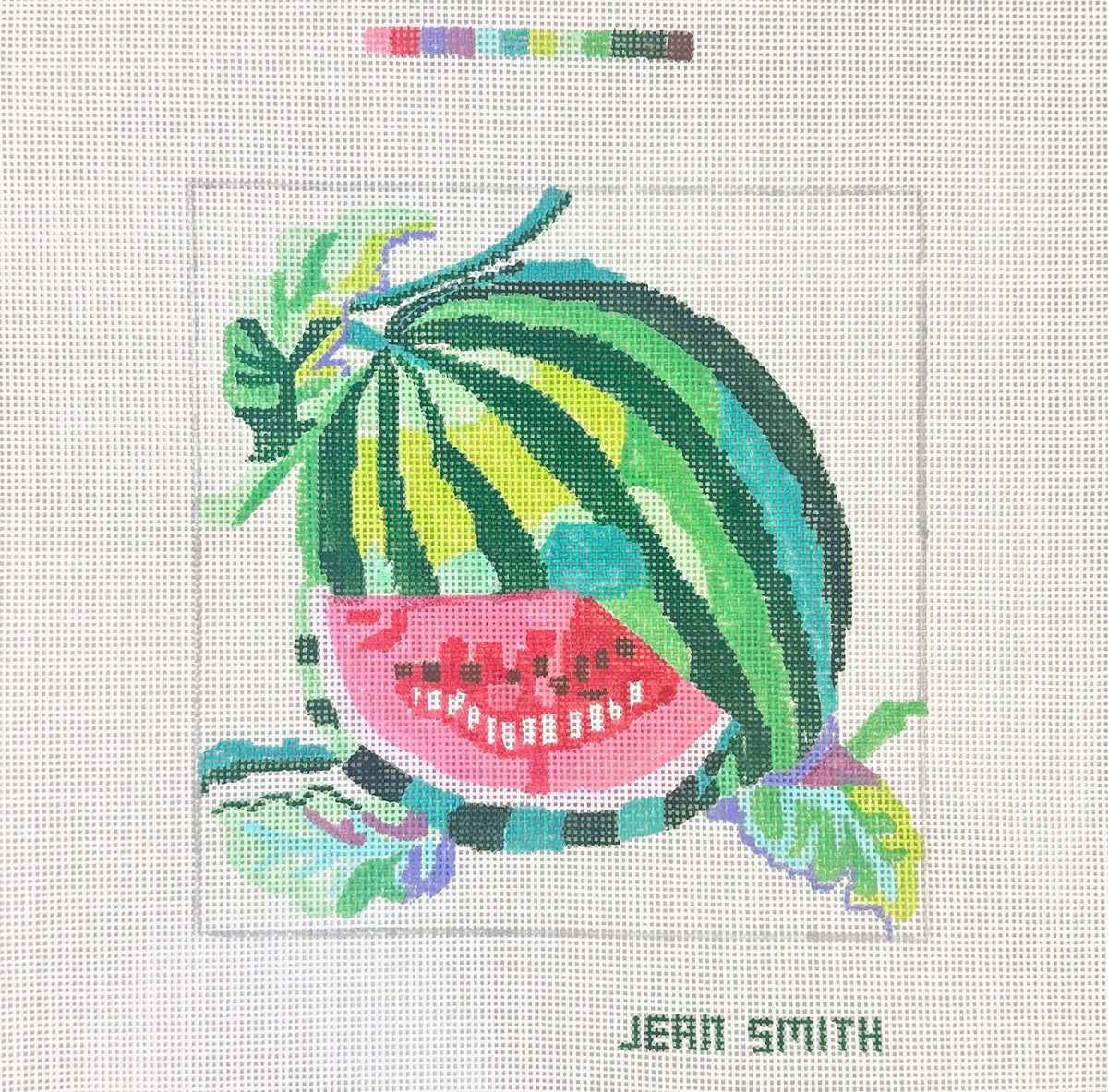 Jean Smith Designs Watermelon Needlepoint Canvas