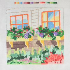 Jean Smith Designs Window Box Needlepoint Canvas