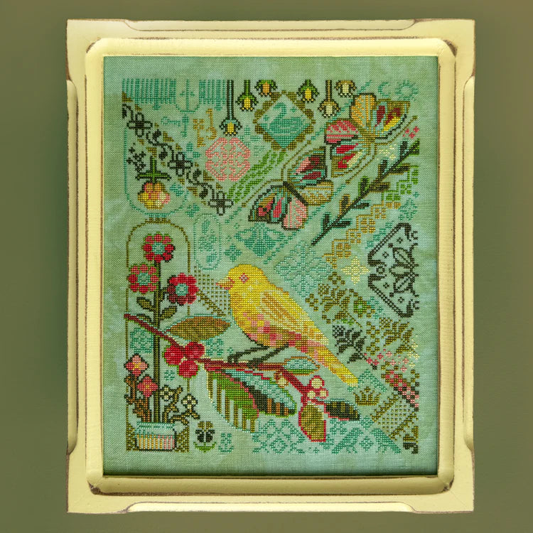 JED X-Stitch Canary Yellow Cross Stitch Pattern