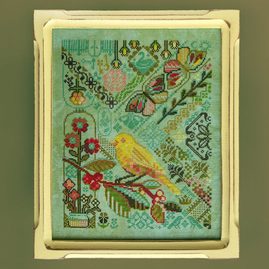 JED X-Stitch Canary Yellow Cross Stitch Pattern