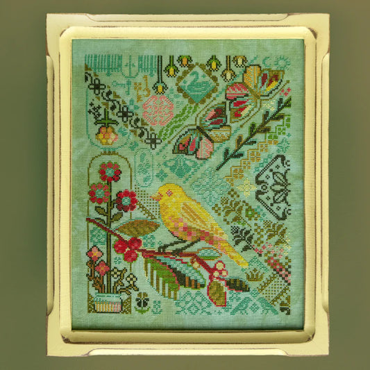 JED X-Stitch Canary Yellow Cross Stitch Pattern