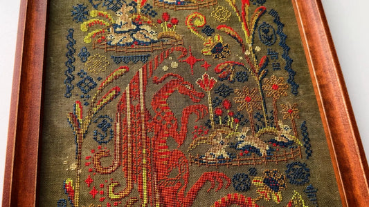 JED X-Stitch Eleven Rabbits Cross Stitch Pattern